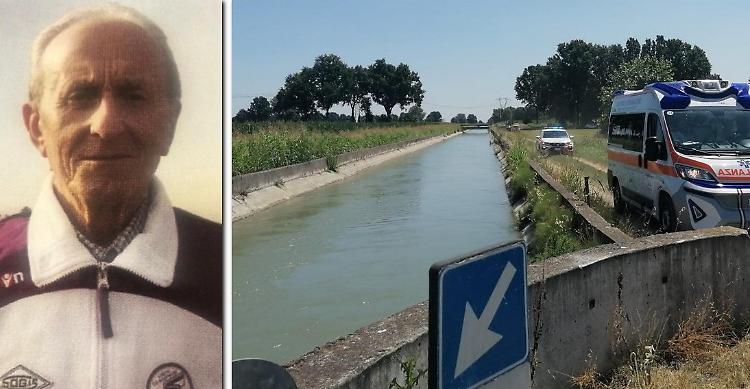 Cade accidentalmente in un canale, l'86enne Fausto Perini muore annegato