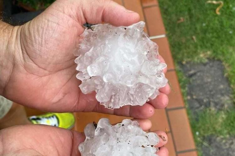 Forte grandinata in Veneto, chicchi come palle da tennis