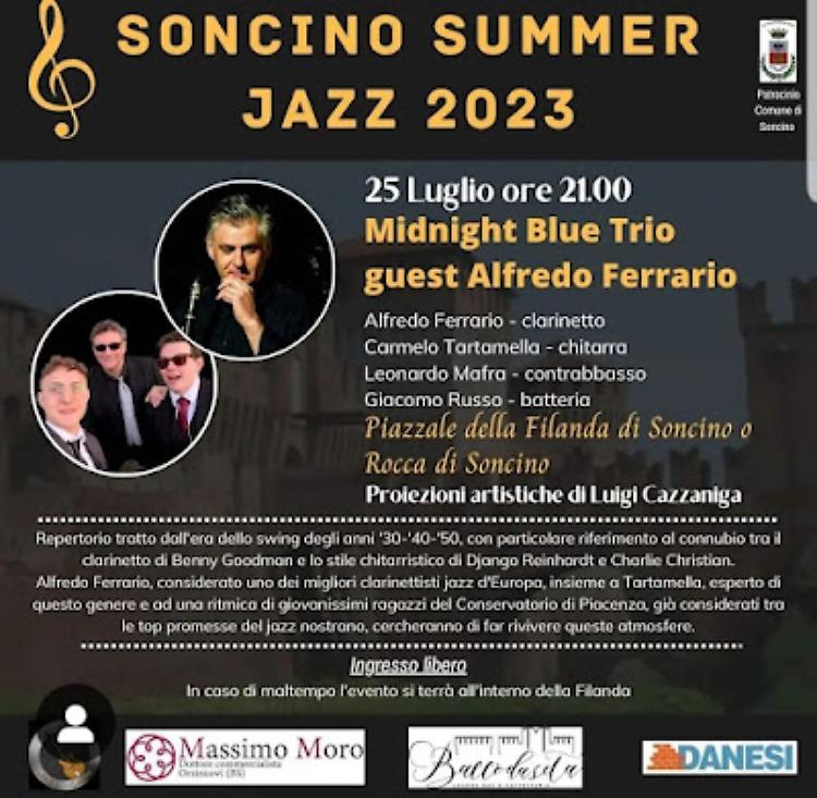 Midnight Blue Trio, guest Alfredo Ferrario