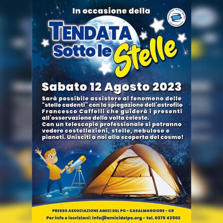 Tendata sotto le stelle