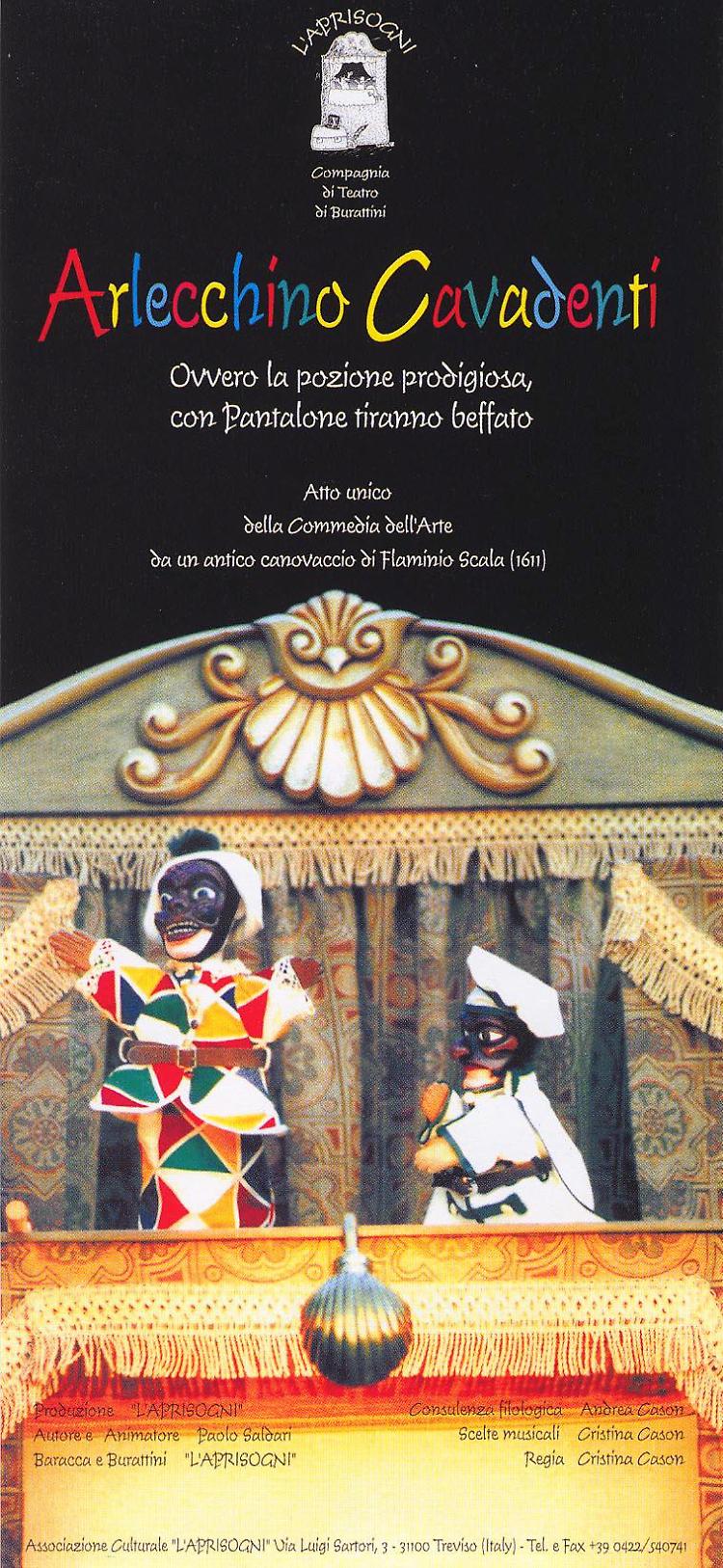 Spettacolo di burattini "Arlecchino cavadenti"