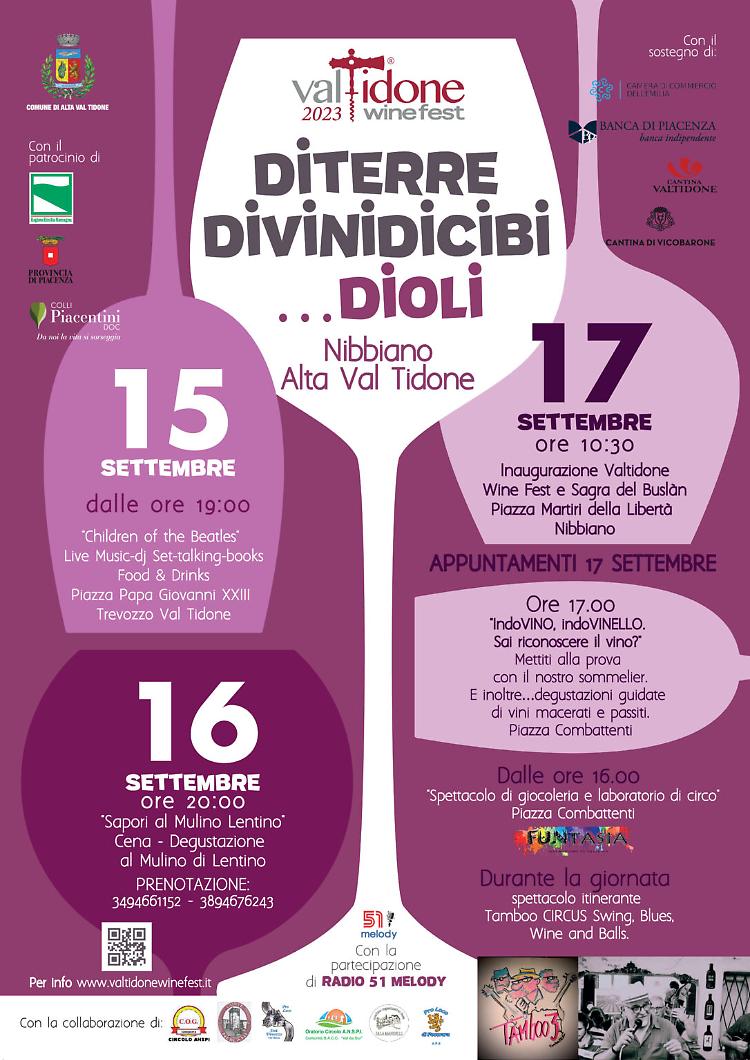 Valtidone Wine Fest e Sapori al Mulino