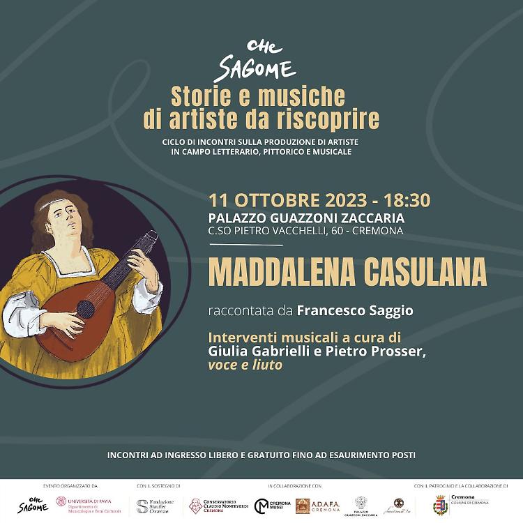Incontro: Maddalena Casulana, madrigalista del Cinquecento