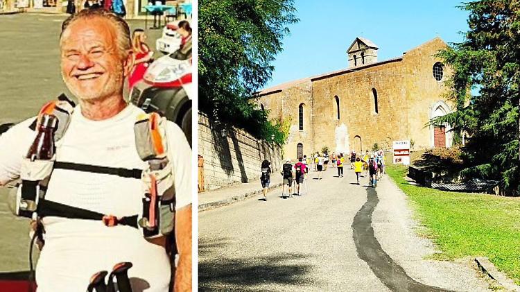La Via Francigena per l’Ironman Gianpaolo Fattori
