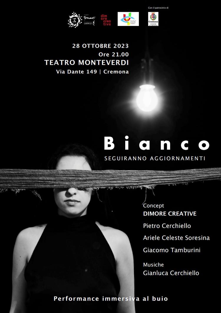Performance immersiva “Bianco…seguiranno aggiornamenti”