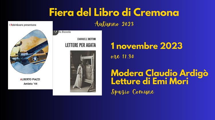Doppio appuntamento con gli autori della Fiera del Libro