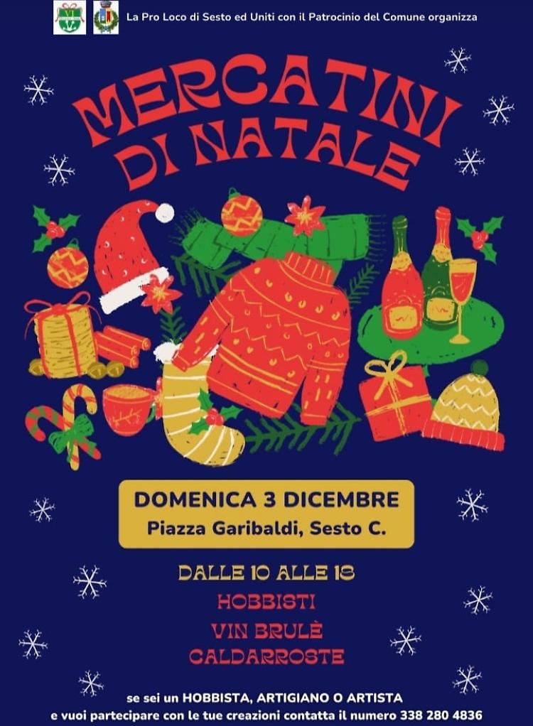 Tornano i Mercatini di Natale  