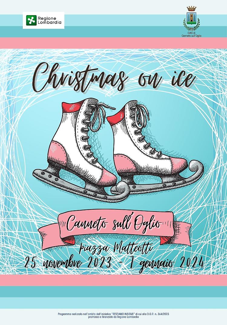 In piazza "Christmas on ice"