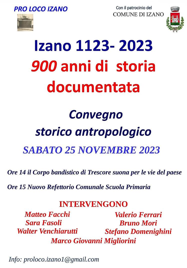 Convegno storico antropologico 