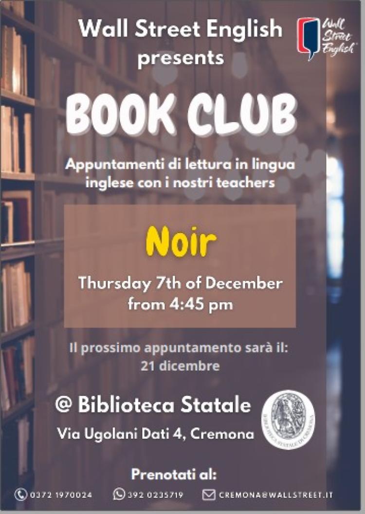 Book Club: si legge il genere Noir 