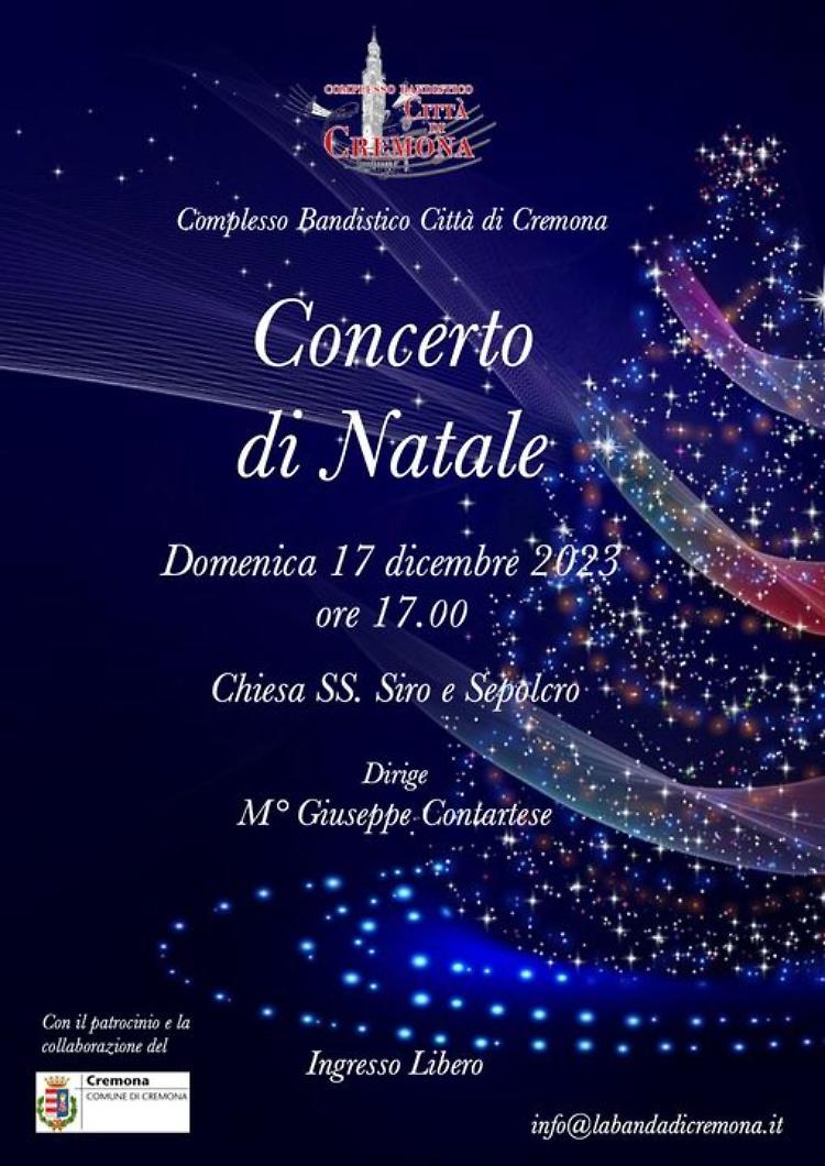 Concerto di Natale - Complesso bandistico Città di Cremona