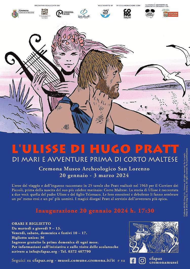 "L'Ulisse di Hugo Pratt" esposizione delle tavole originali 
