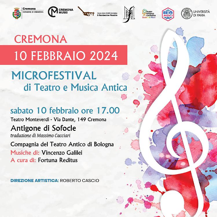 Antigone di Sofocle - Microfestival di Teatro e Musica Antica