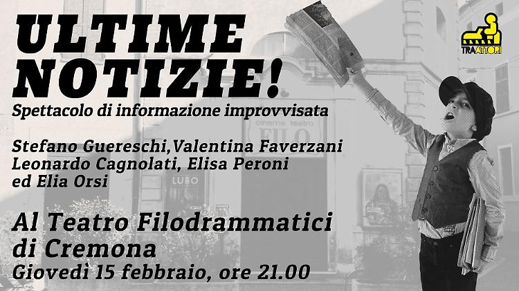 Ultime notizie! Spettacolo di informazione improvvisata