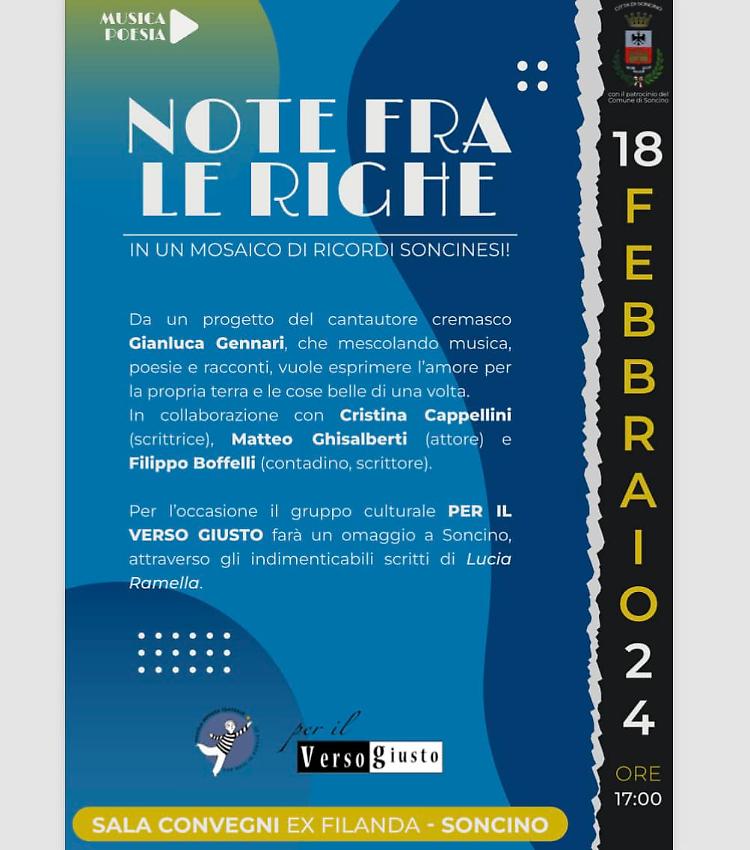 Note fra le righe: musica, poesie e racconti
