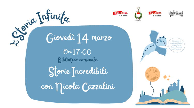Storie incredibili con Nicola Cazzalini, letture animate