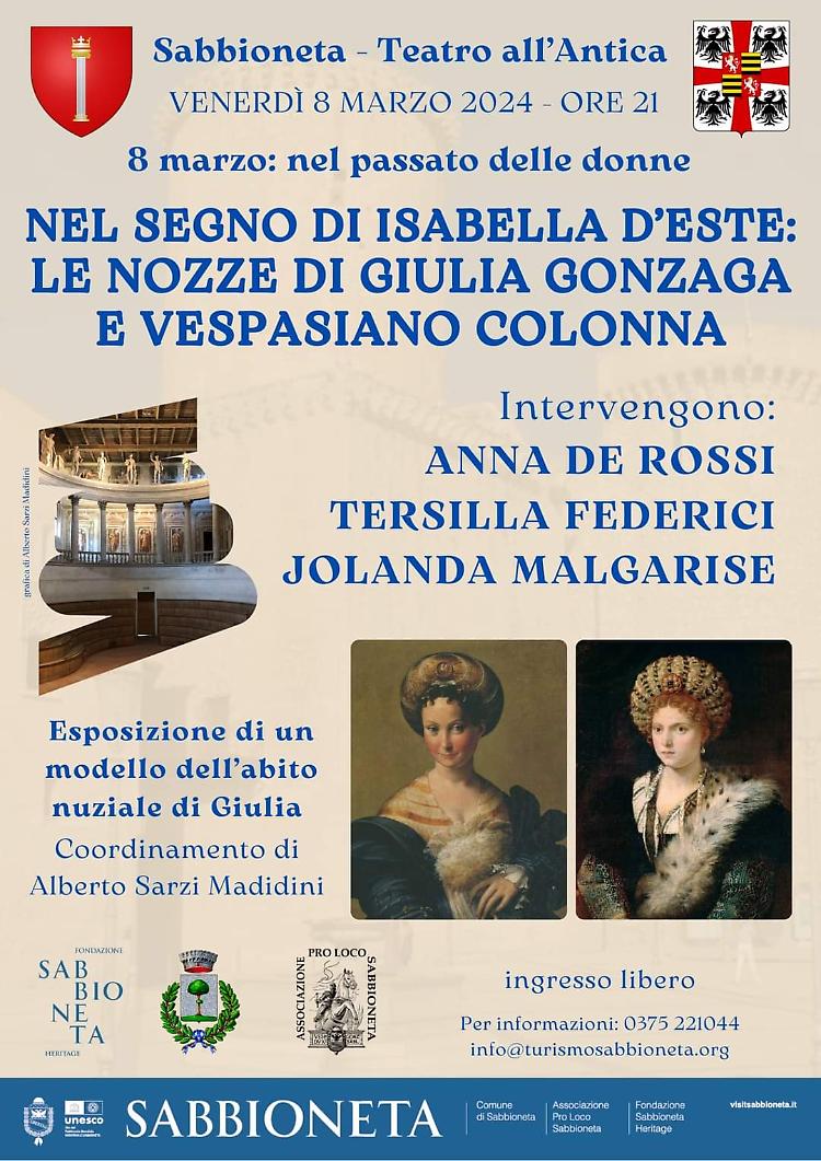 Incontro: Le nozze di Giulia Gonzaga e Vespasiano Colonna