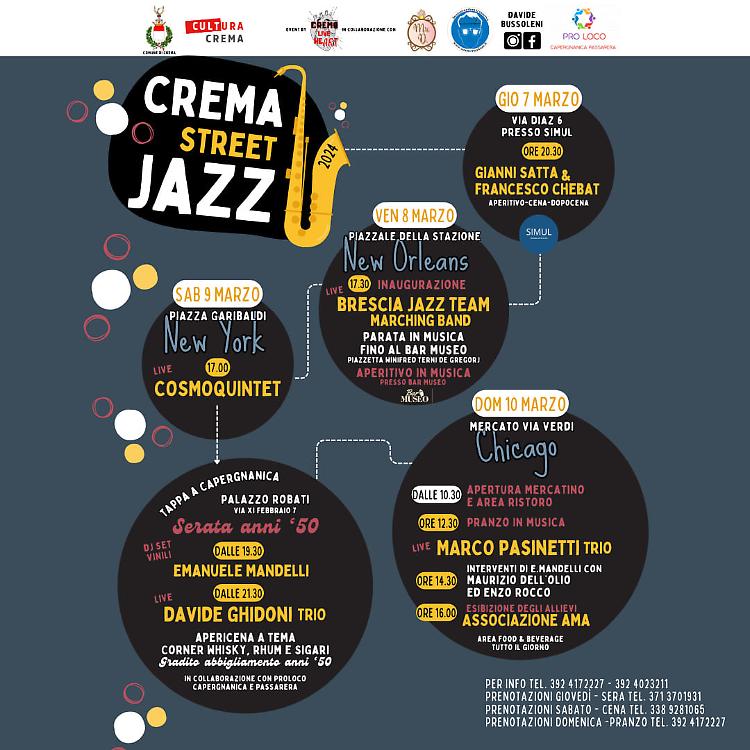 Crema Street Jazz: rassegna jazz per le strade della città