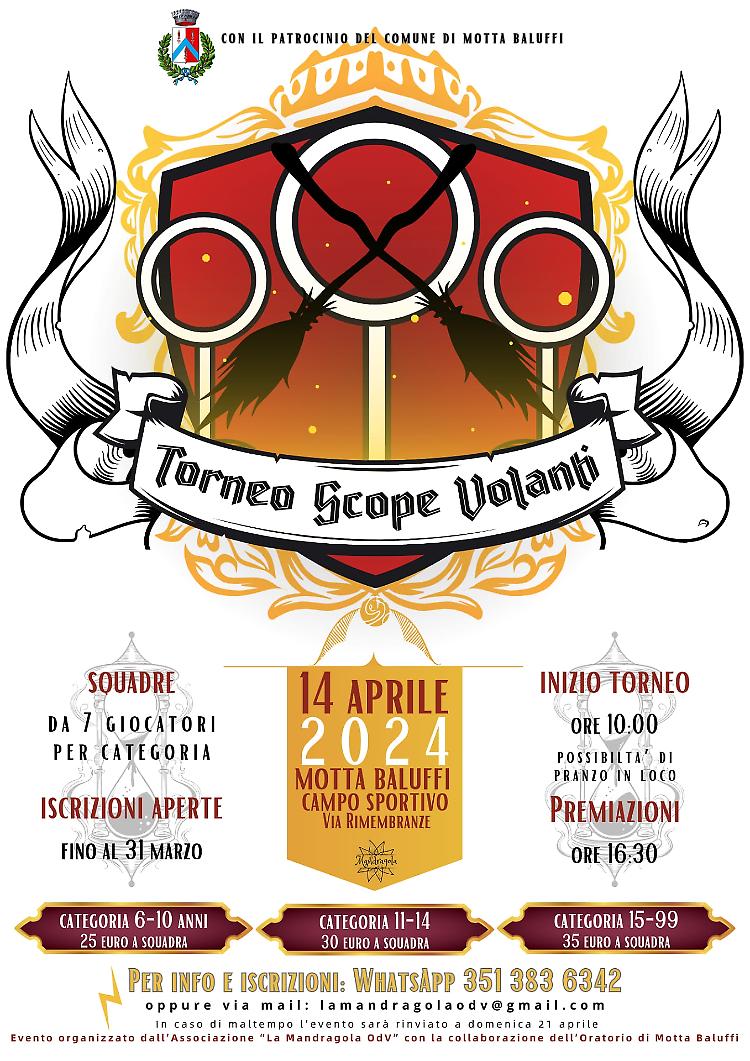 Siete pronti per il Torneo di Scope Volanti?