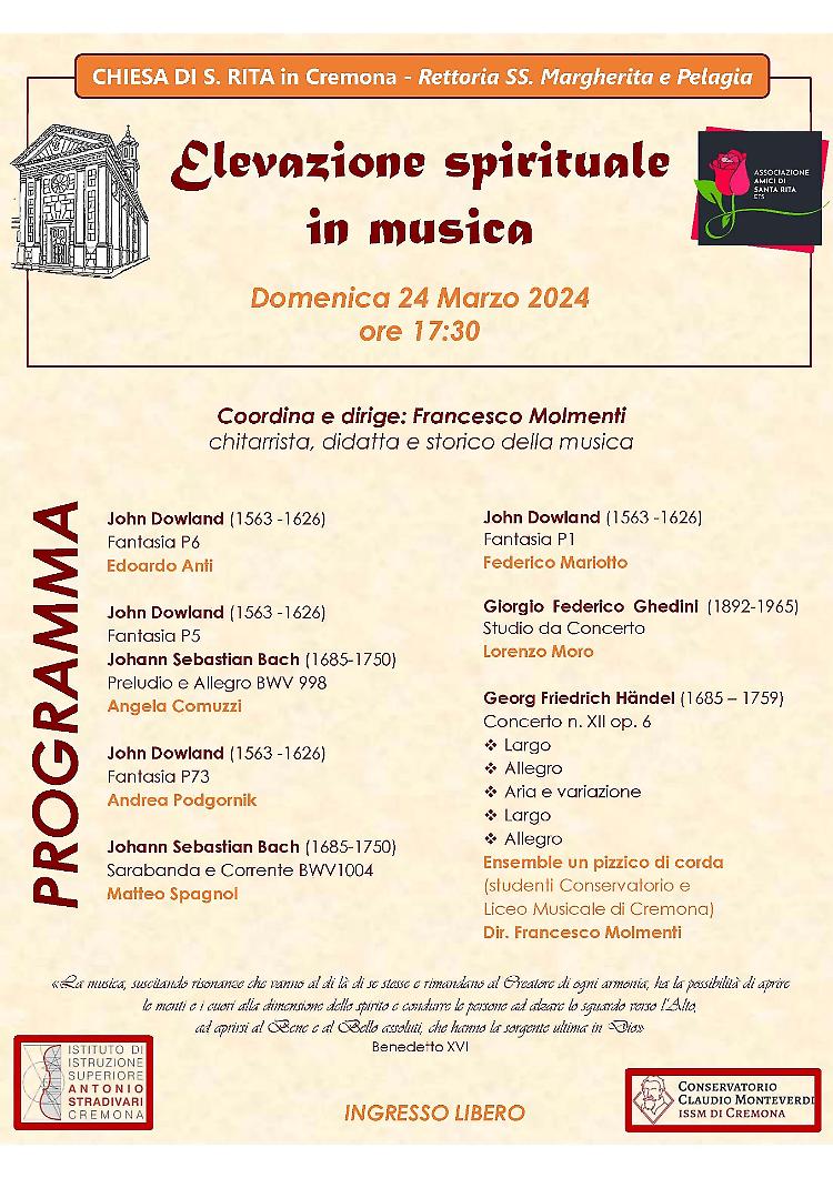 Elevazione spirituale in musica con i giovani talenti