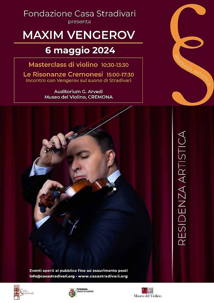 Maxim Vengerov: Masterclass di violino e incontro
