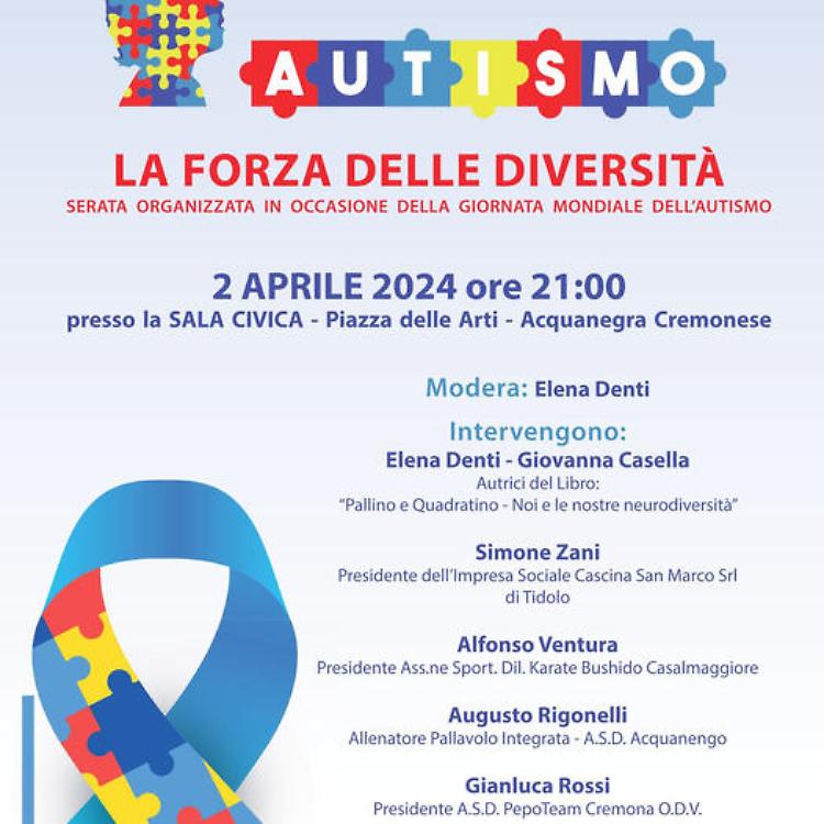 Incontro "Autismo. La forza delle diversità"