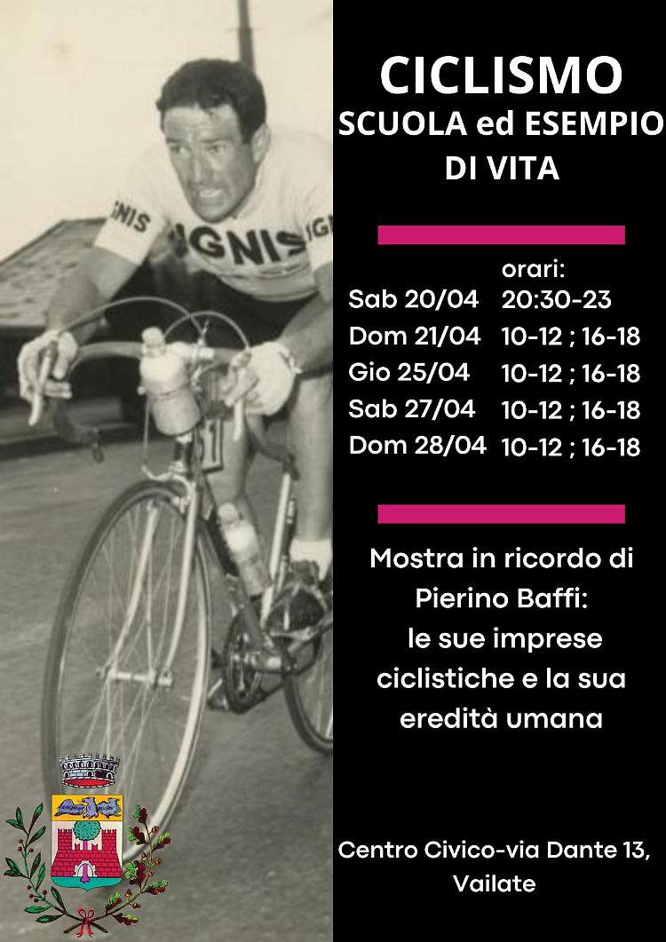 Ciclismo: scuola ed esempio di vita. Pierino Baffi
