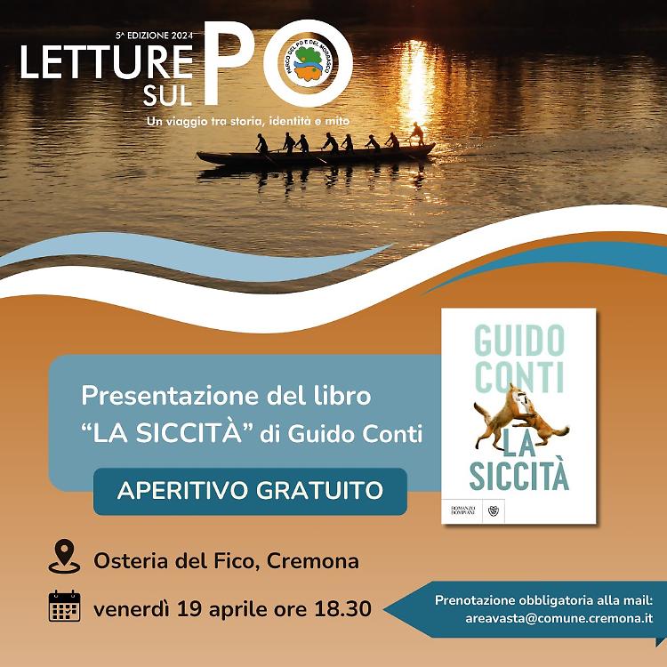Aperitivo letterario con lo scrittore Guido Conti