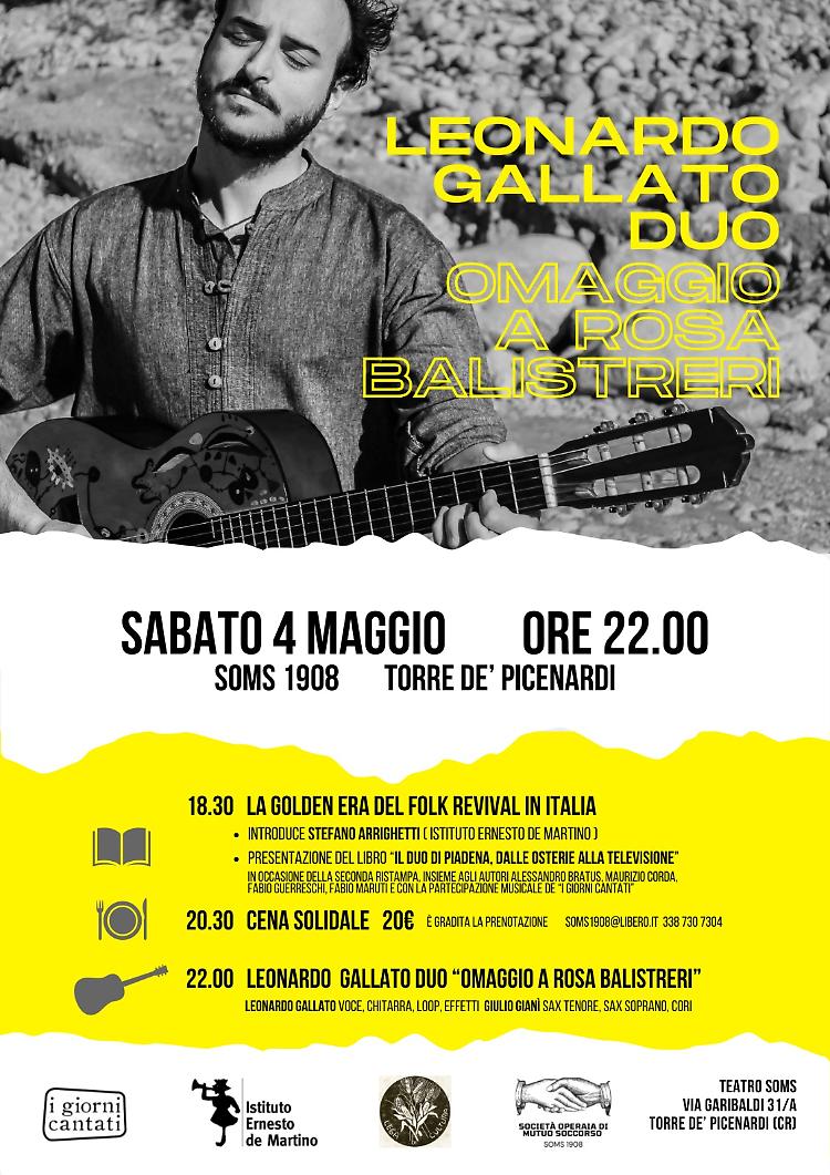 Omaggio a Rosa Balistreri - Leonardo Gallato Duo