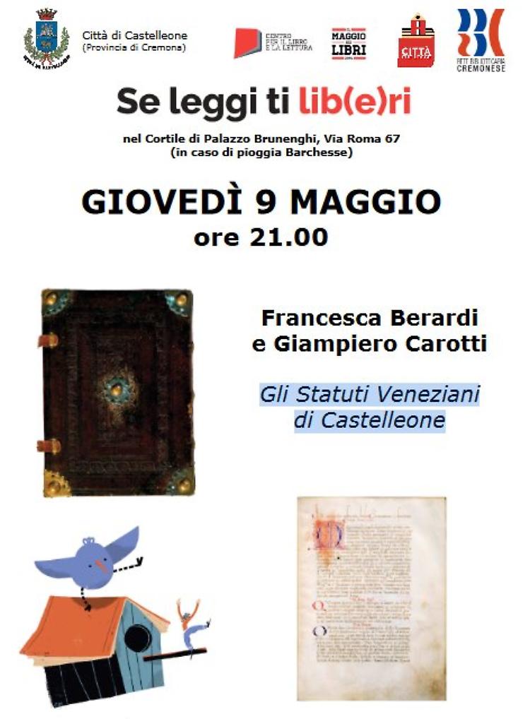Conferenza "Gli statuti veneziani di Castelleone"