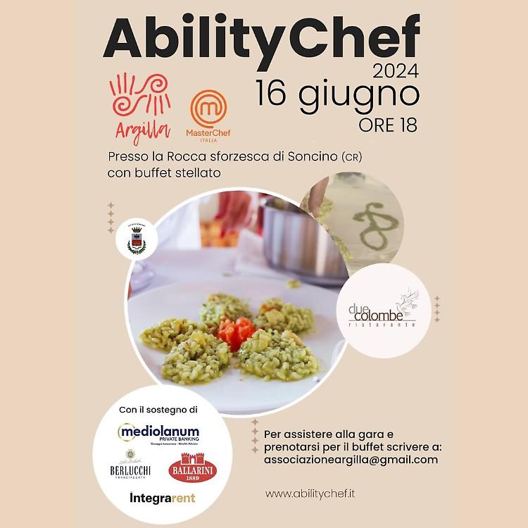 Argilla e Masterchef presentano Ability Chef 2024