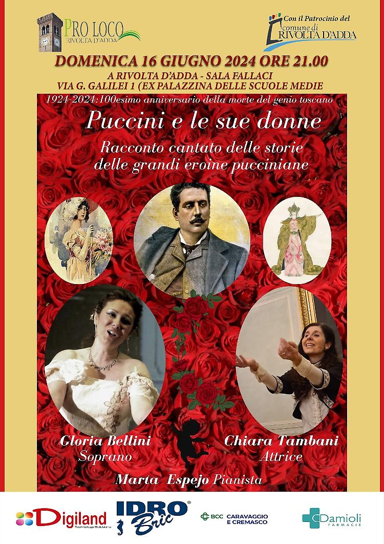 "Puccini e le sue donne" con la soprano Gloria Bellini