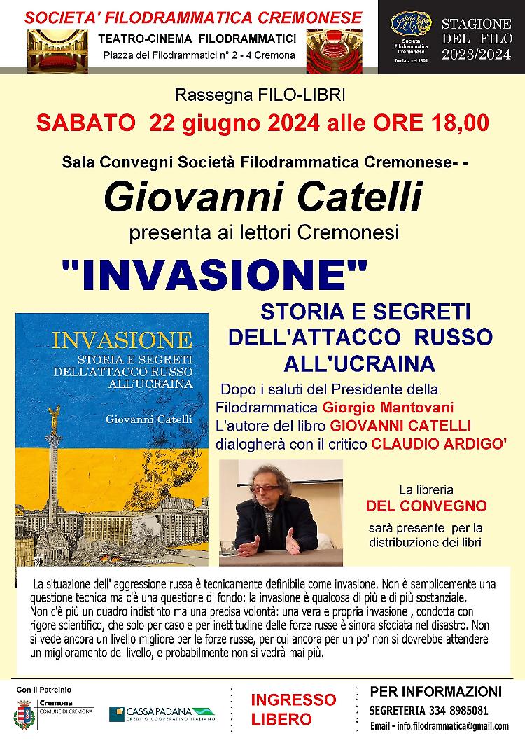 Giovanni Catelli presenta "Invasione"