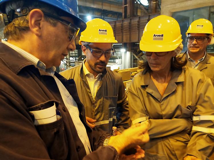 All'Arvedi visita dei docenti della Cattolica
