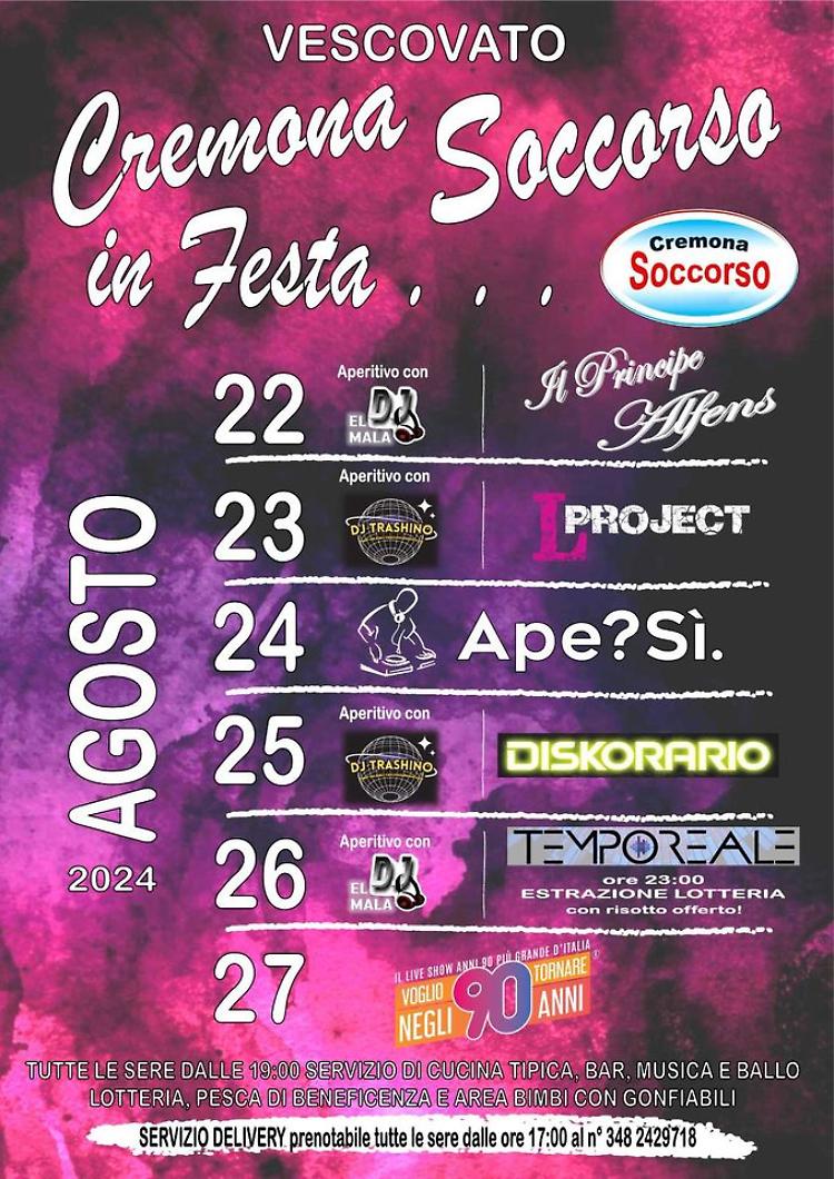 Cremona Soccorso in Festa!