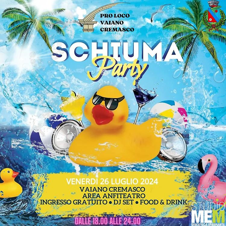 Schiuma Party, l'evento più atteso dell'estate