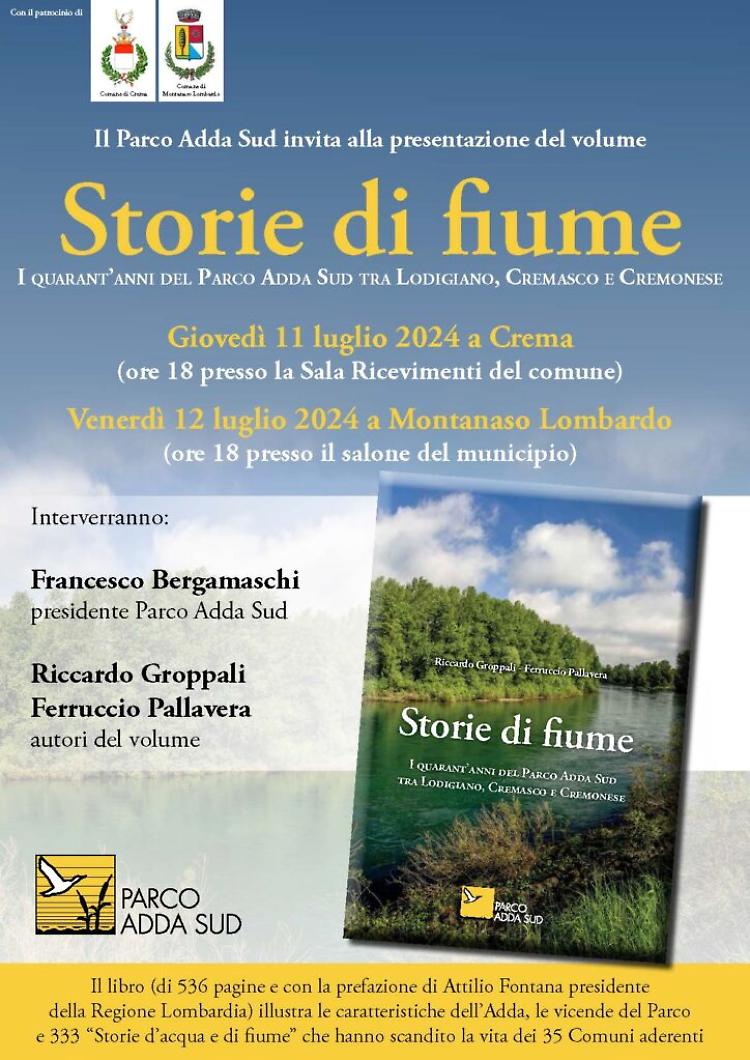 Presentazione del volume "Storie di fiume" 