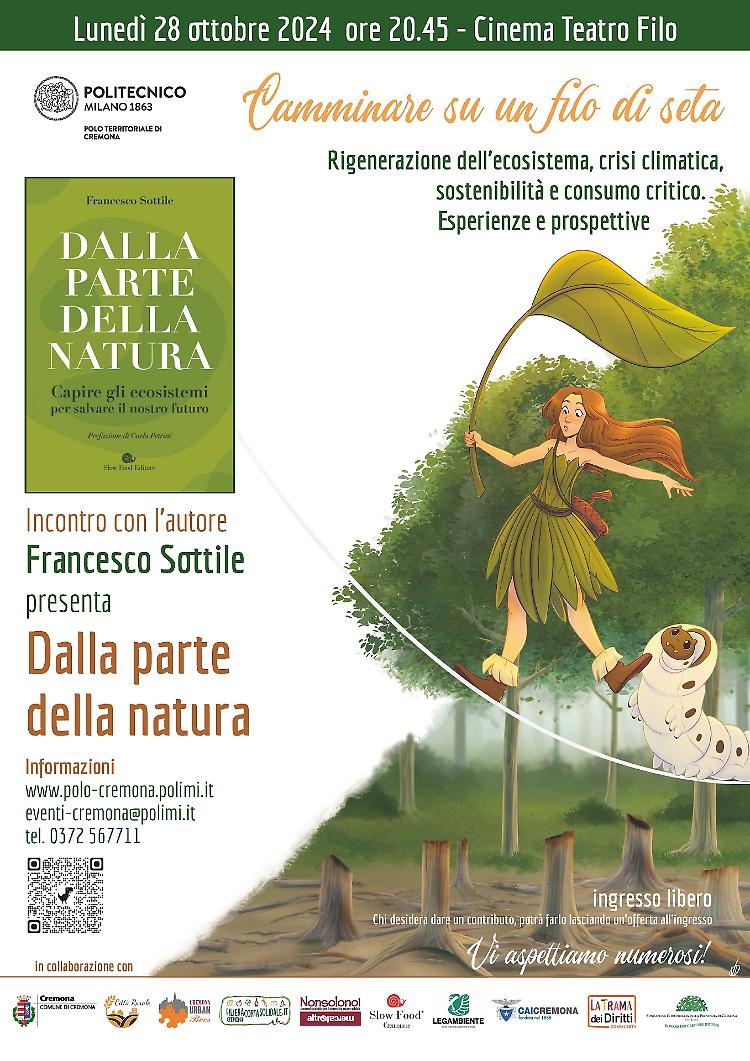 Incontro con Francesco sottile: Dalla parte della natura