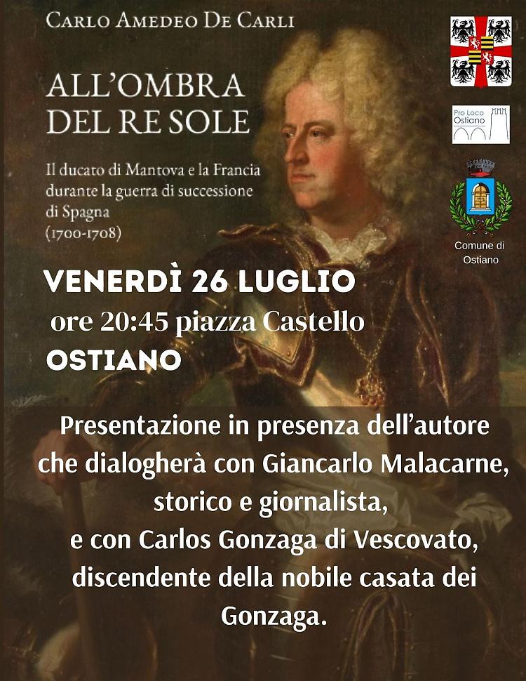 Presentazione del libro "All'ombra del re Sole"