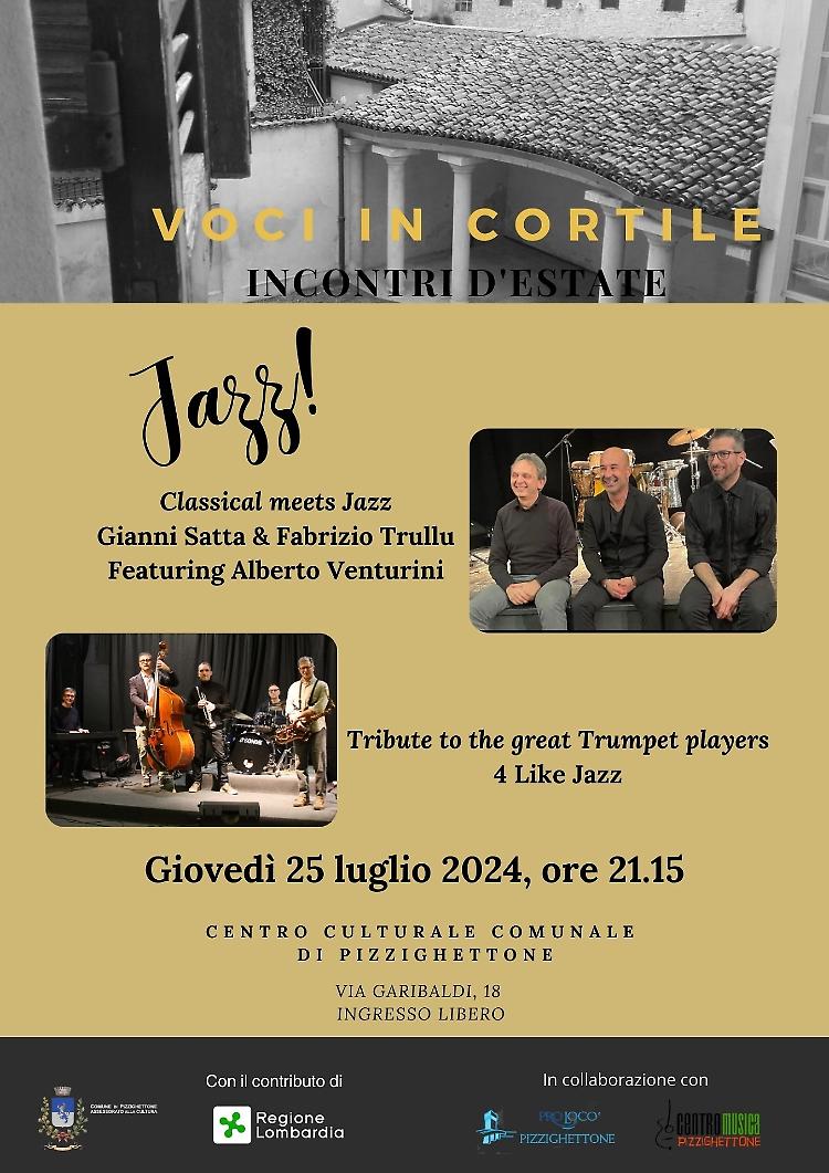 Serata Jazz con il trio di Gianni Satta e 4 Like Jazz