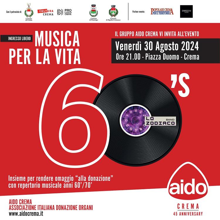 Musica per la vita 60's