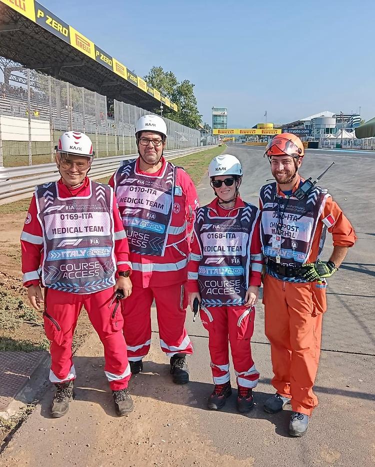 Al GP di Monza i volontari del comitato locale della CRI della citt&agrave; murata