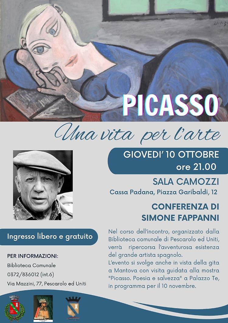 "Picasso, una vita per l'arte" conferenza