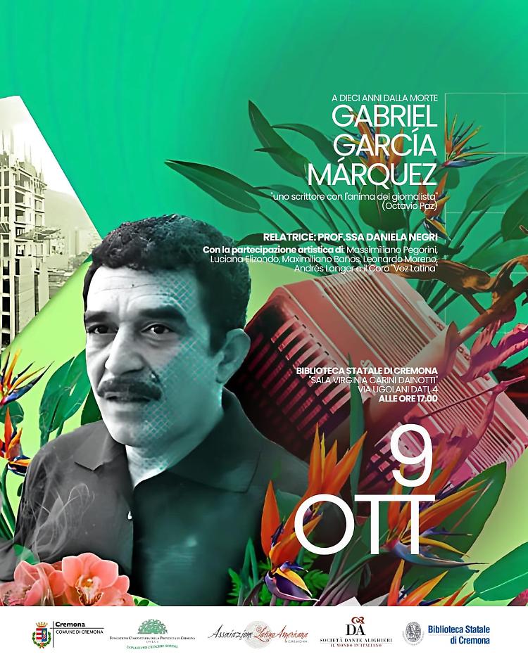 Parole e Musica per celebrare Gabriel García Márquez