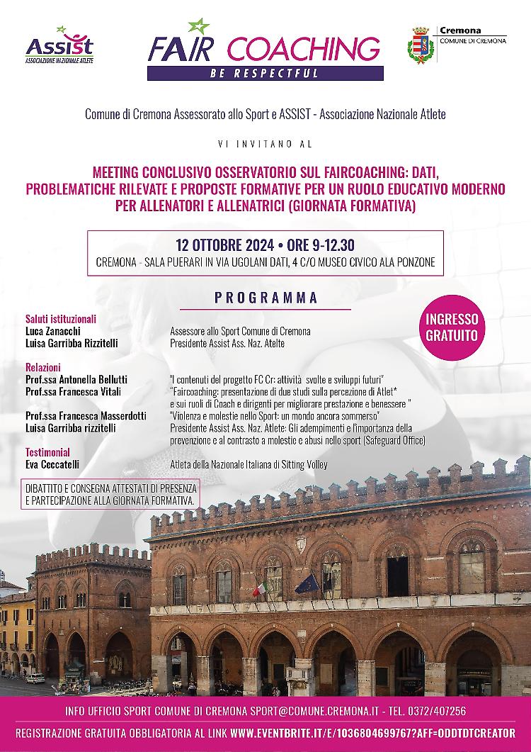 Evento conclusivo del progetto Faircoaching Cremona