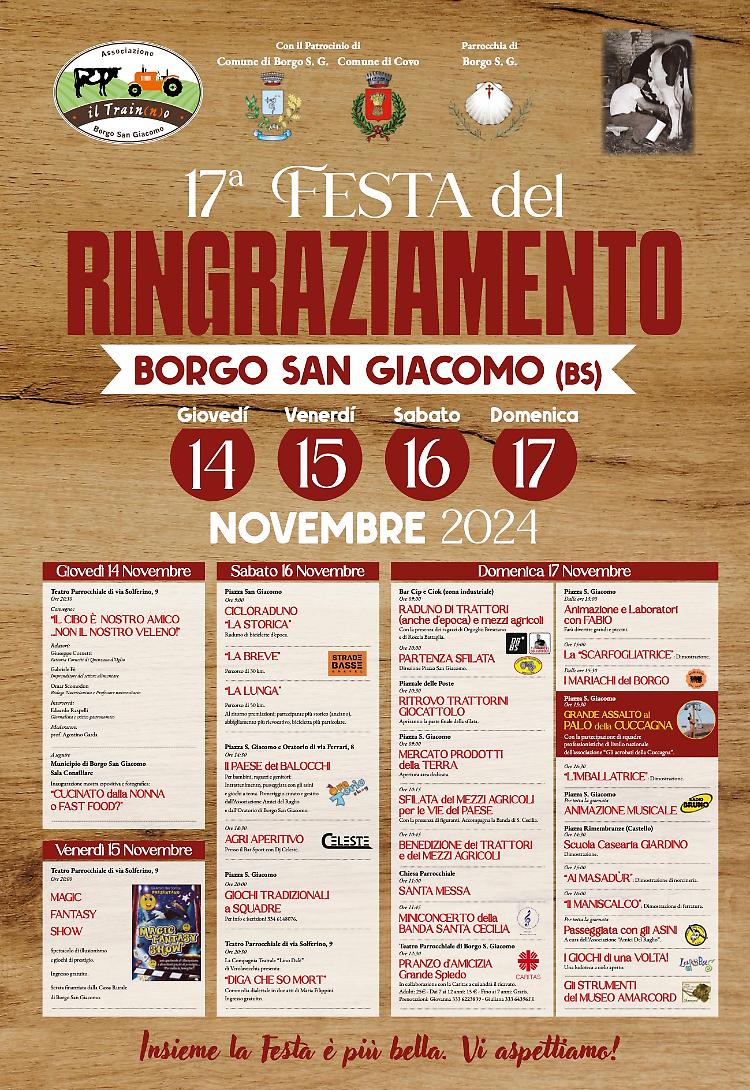 17° festa del Ringraziamento 
