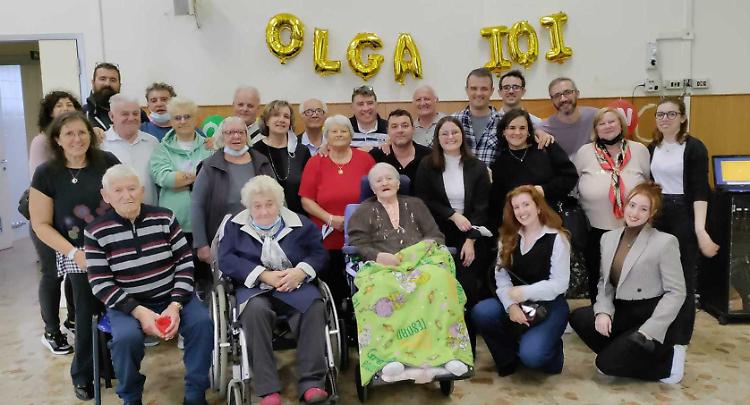 La signora Olga compie 101 anni