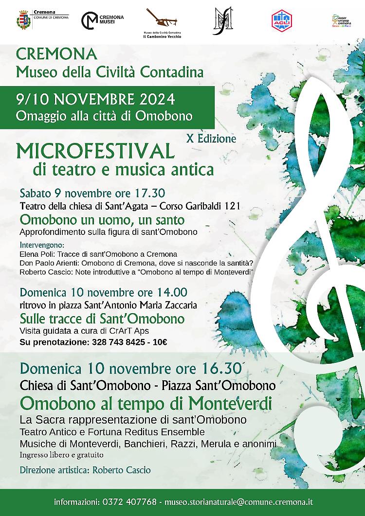 X edizione del Microfestival di teatro e musica antica