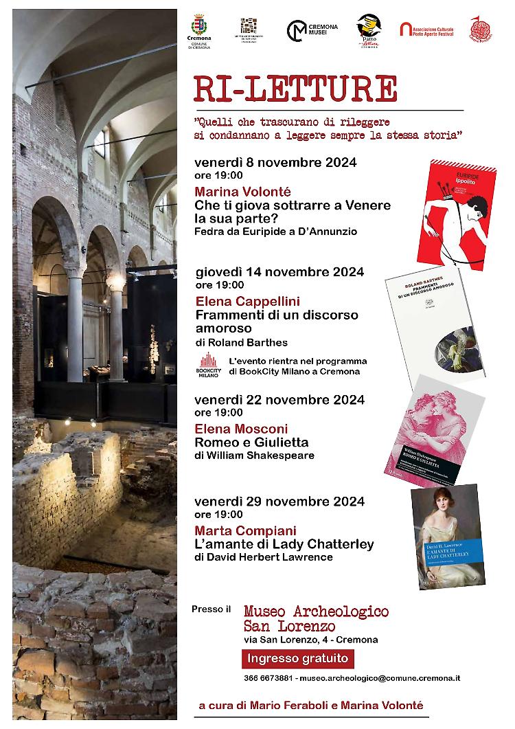 Ri-letture 2024: esplorando i legami amorosi nella letteratura 