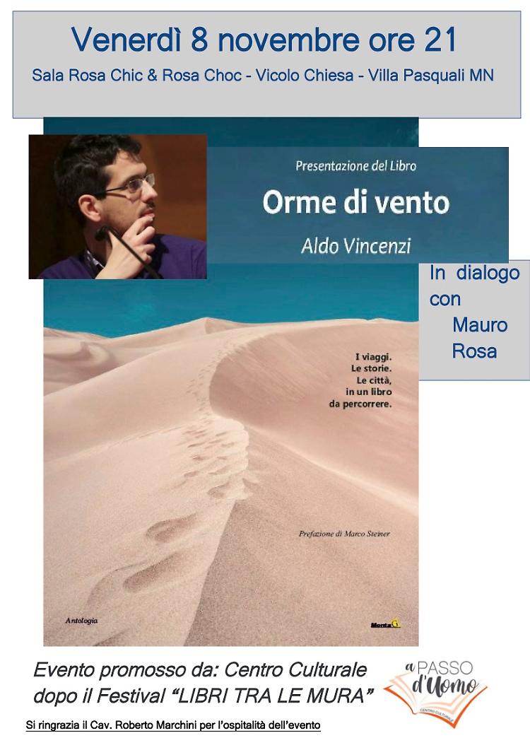 Presentazione del libro "Orme di vento" di Aldo Vincenzi